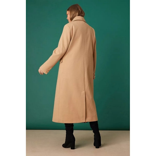 Dorothy Perkins Dam/Dam Militär Plus Storlek Kappa 24 UK Camel Camel 24 UK