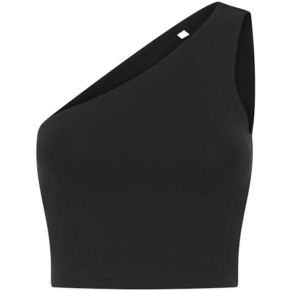 SF Dam/Kvinnor En Axel Tank Top XL Svart Black XL