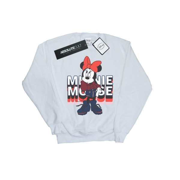 Disney Dam/Dam Minnie Mouse Hoodie Sweatshirt XL Vit White XL