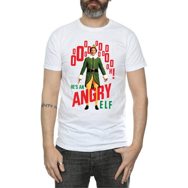 Elf Herr Angry Elf T-shirt L Vit White L