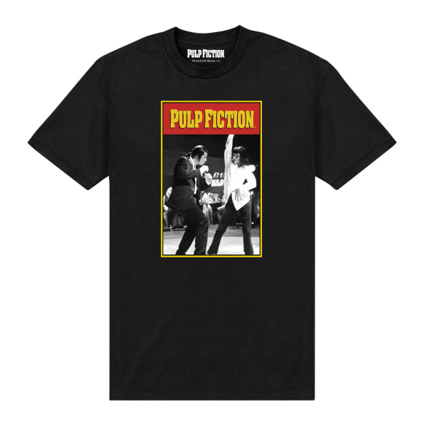 Pulp Fiction Unisex T-shirt för dans för vuxna 3XL svart Black 3XL
