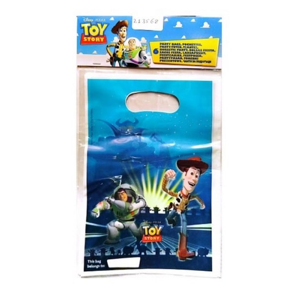 Toy Story Characters Partyväskor (paket med 6) One Size Blå Blue One Size