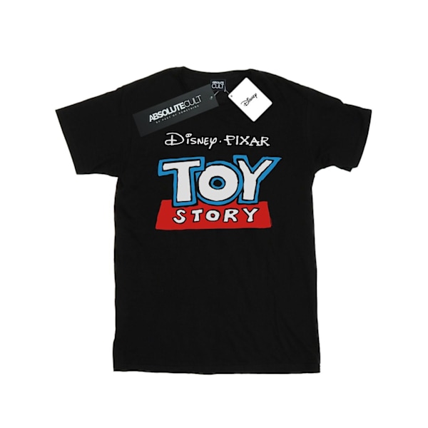 Disney Girls Toy Story Cartoon Logo Bomull T-shirt 9-11 År B Black 9-11 Years