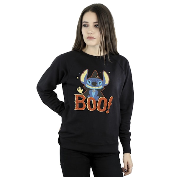 Disney Dam/Kvinnor Lilo & Stitch Boo! Sweatshirt XXL Svart Black XXL