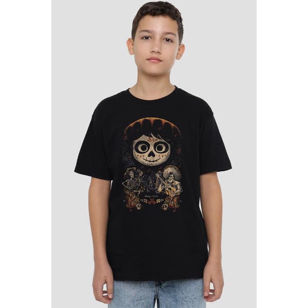 Coco Barn/Barn Ernesto Miguel Hector Målad Affisch Med S Black 7-8 Years