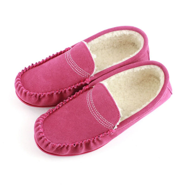 Eastern Counties Leather Dam/Dam Bethany Berber Mocka i mockaskinn Pink 7 UK