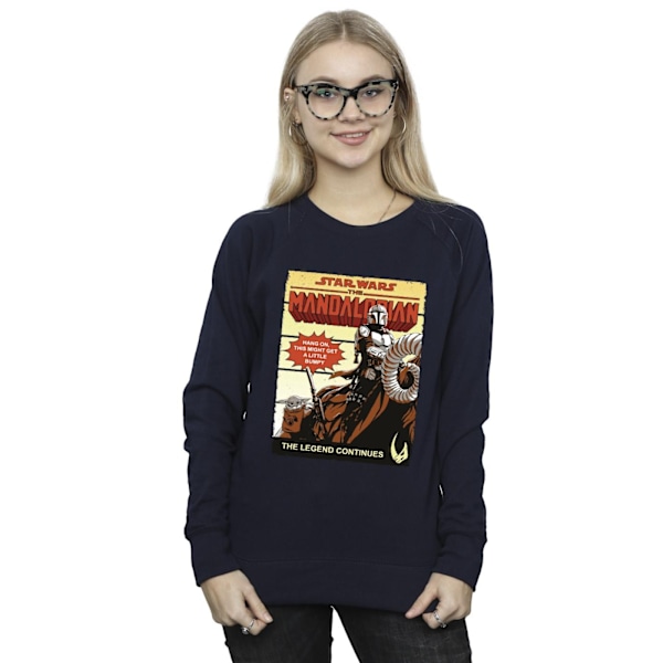 Star Wars The Mandalorian Dam/Damer Bumpy Ride Sweatshirt S Navy Blue S