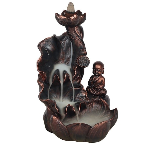Något Annorlunda Buddha Backflow Rökelsebrännare En Storlek Bro Brown One Size