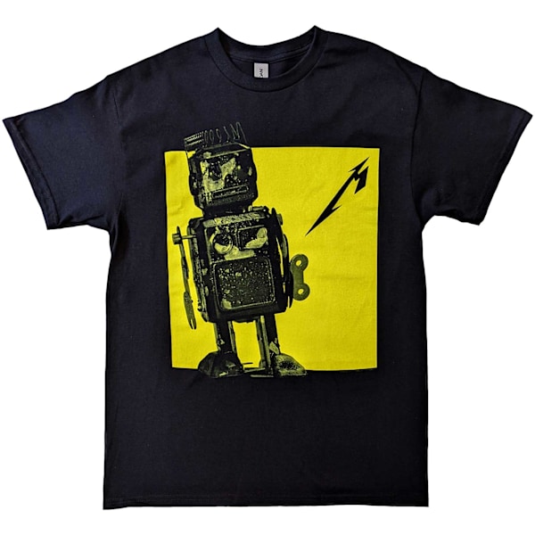 Metallica Unisex Adult 72 Seasons Burnt Robot Bomull T-shirt XL Black XL