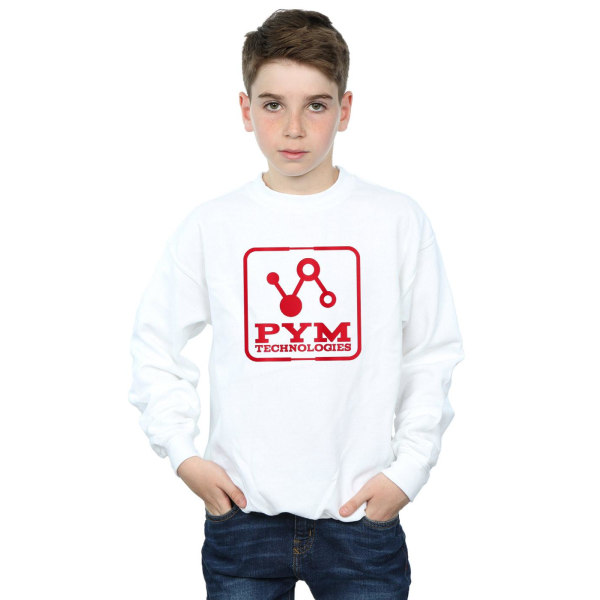 Marvel Boys Ant-Man And The Wasp Pym Technologies Sweatshirt 12 White 12-13 Years