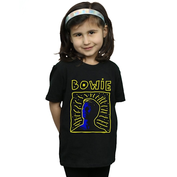 David Bowie Girls 90s Frame Bomull T-shirt 5-6 år Svart Black 5-6 Years