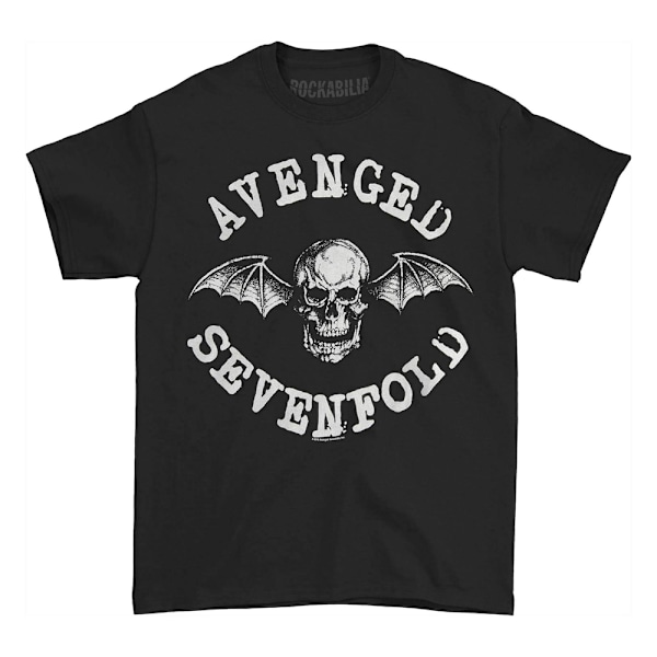 Avenged Sevenfold Unisex Vuxen Deathbat T-shirt M Svart Black M