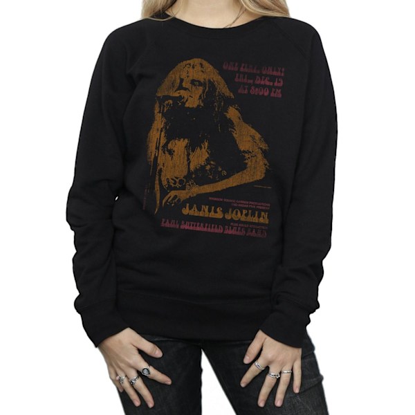 Janis Joplin Dam/Kvinnor Madison Square Garden Sweatshirt L B Black L