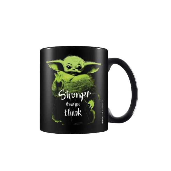 Star Wars: The Mandalorian Stronger Than You Think Mugg One Size Black/Green One Size