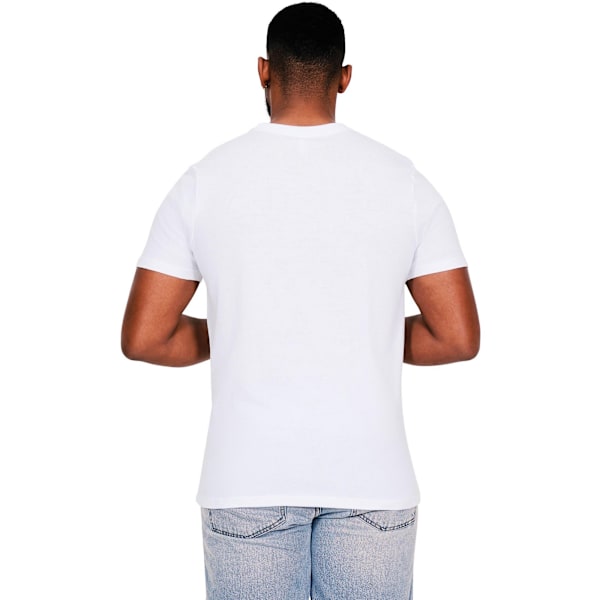 Casual Classics Herr Muscle Ringspun Bomull T-shirt M Vit White M