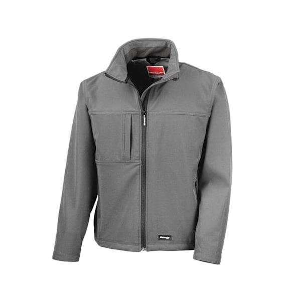 Result Herr Classic Softshell Andningsbar Jacka M Grå Grey M