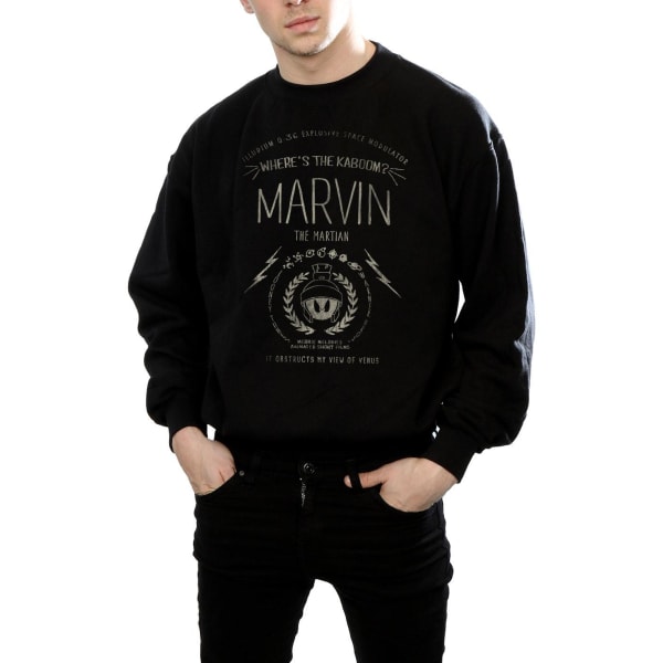 Looney Tunes Herr Marvin The Martian Where´s The Kaboom Sweatshirt Black S