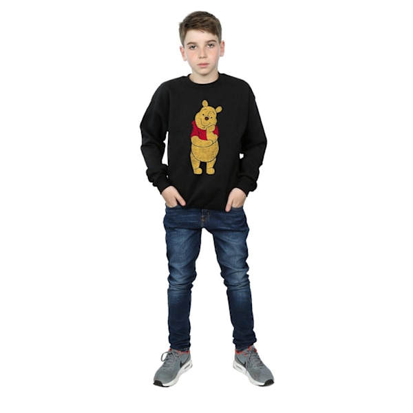 Winnie the Pooh Klassisk Sweatshirt för Pojkar 9-11 År Svart Black 9-11 Years