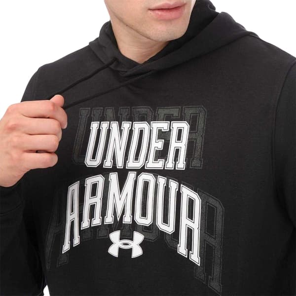 Under Armour Herr Rival Terry Hoodie L Svart Black L