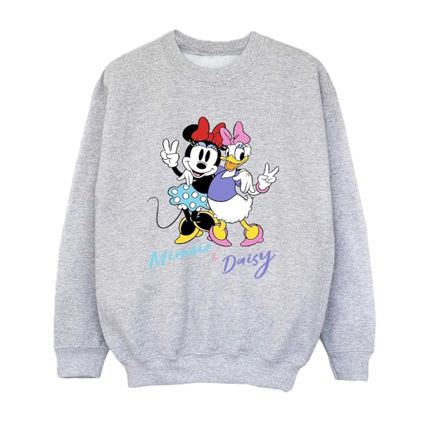 Disney Boys Minnie Mouse Och Daisy Sweatshirt 3-4 År Sport Sports Grey 3-4 Years