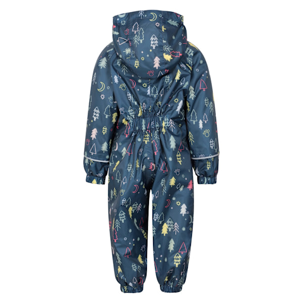 Mountain Warehouse Barnkläder/Barn Spright Trees Vattentät Regn Midnight 18-24 Months