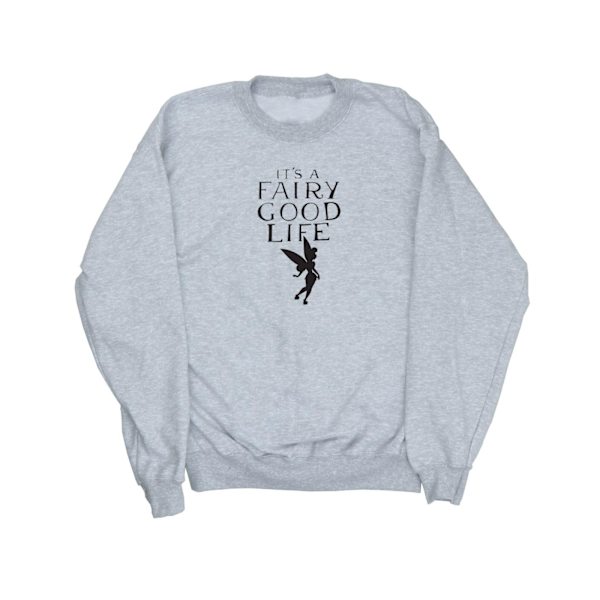 Disney Boys Tinkerbell Fairy Good Life Sweatshirt 5-6 år Spo Sports Grey 5-6 Years