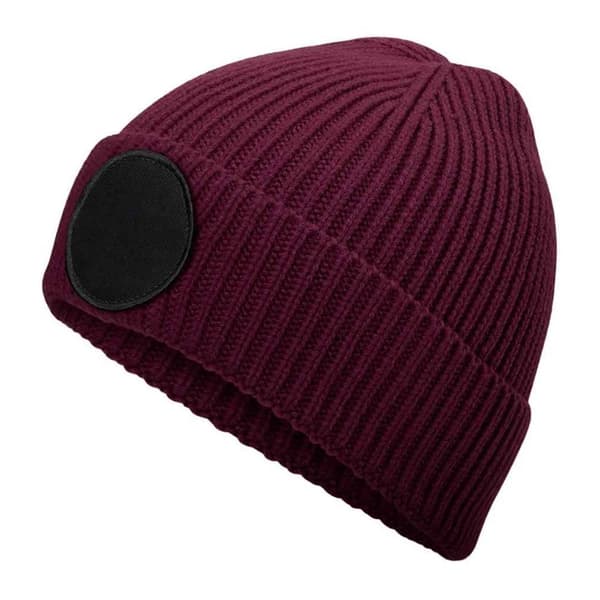 Beechfield Patch Rund Patch Mössa One Size Burgundy/Svart Burgundy/Black One Size