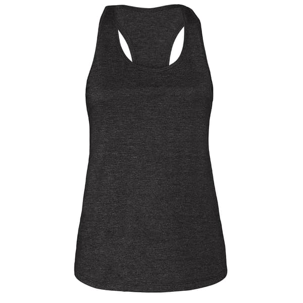 Bella + Canvas Dam/Kvinnor Racerback Tank Top M Mörkgrå Heather Dark Grey Heather M