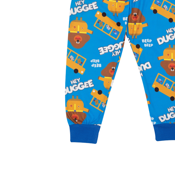 Hey Duggee Pojkar Långärmad Pyjamas Set 4-5 År Blå/Grön/Grå Blue/Green/Grey 4-5 Years