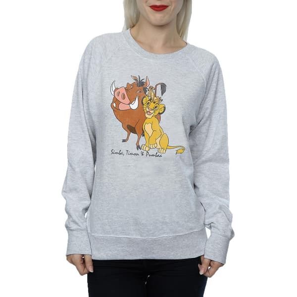 Lejonkungen Dam Klassisk Simba Timon & Pumba Heather Heather Grey L