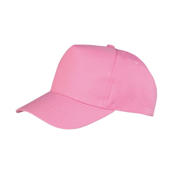 Result Headwear Boston 5 Panel Polycotton Baseball Cap One Size Orange One Size