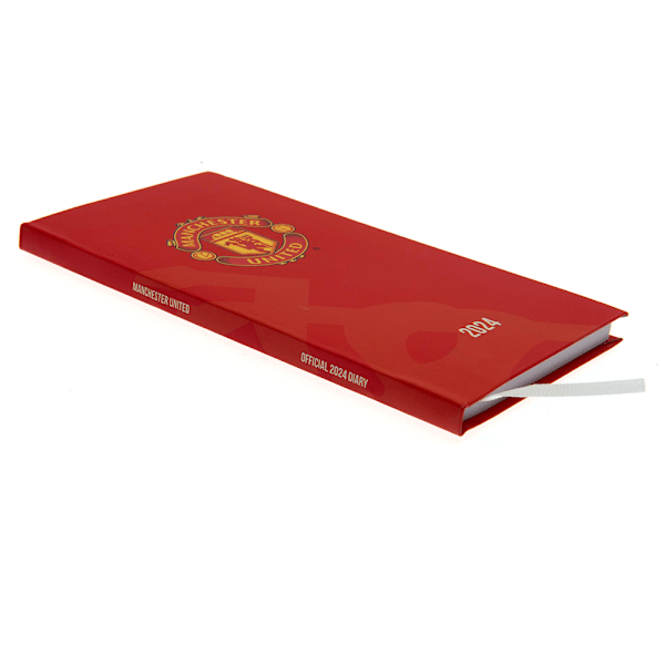 Manchester United FC 2024 Dagbok En Storlek Röd Red One Size