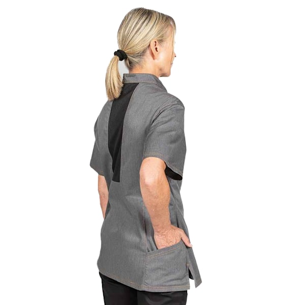 Le Chef Dam/Dam Asymmetric Kockjacka 16 UK Gråmelerad Grey Heather 16 UK