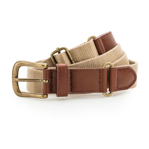 Asquith & Fox Herr Bälte i Konstläder och Canvas One Size Khaki Khaki One Size