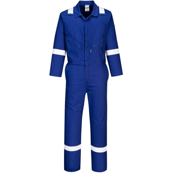 Portwest Herr Iona Bomull Wear to Work Overall XXL Royal Blue Royal Blue XXL
