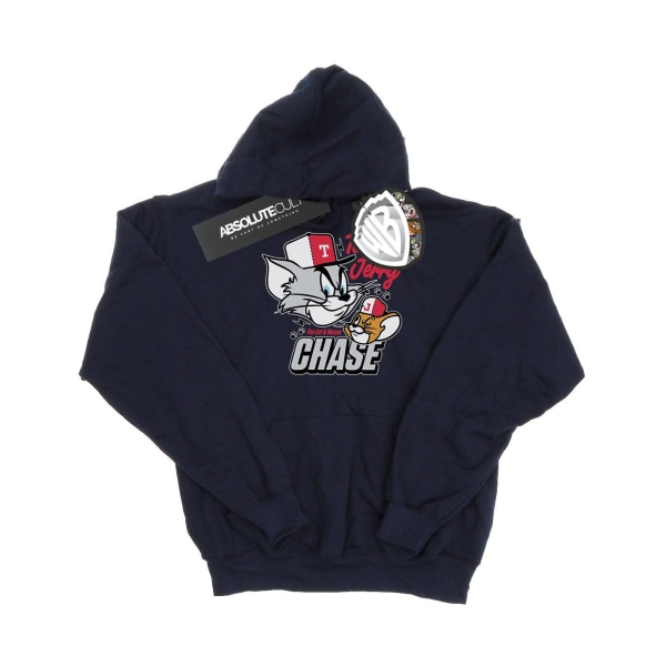 Tom och Jerry Dam/Dam Cat & Mouse Chase Heather Hoodie S Navy Blue S