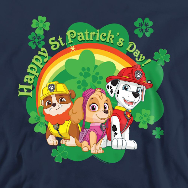 Paw Patrol Unisex Vuxen Team St Patricks Day Sweatshirt XXL Nav Navy XXL