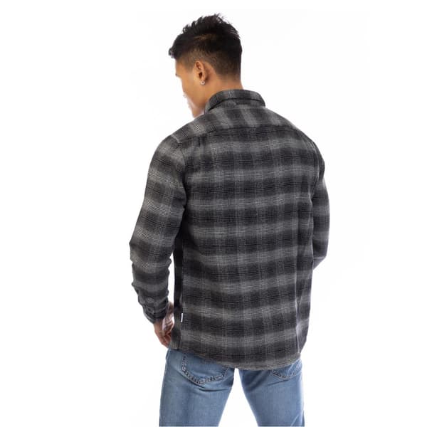 Peter Werth Herrskjorta Darrell Plaid M Svart/Grå Black/Grey M
