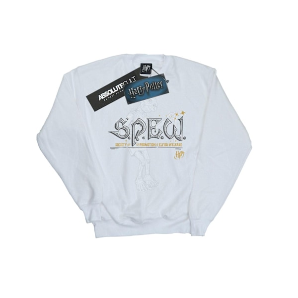 Harry Potter Boys Dobby Elfish Welfare Sweatshirt 9-11 år Vit White 9-11 Years
