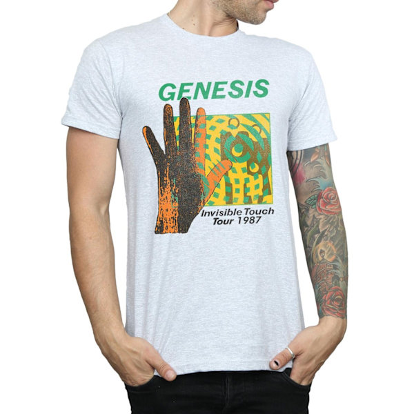 Genesis Mens Invisible Touch Tour T-Shirt S Sports Grey Sports Grey S