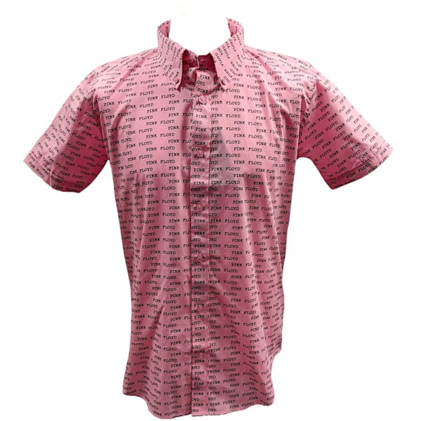 Pink Floyd Unisex Vuxen Kurirmönster All-Over Print Skjorta L Pink L