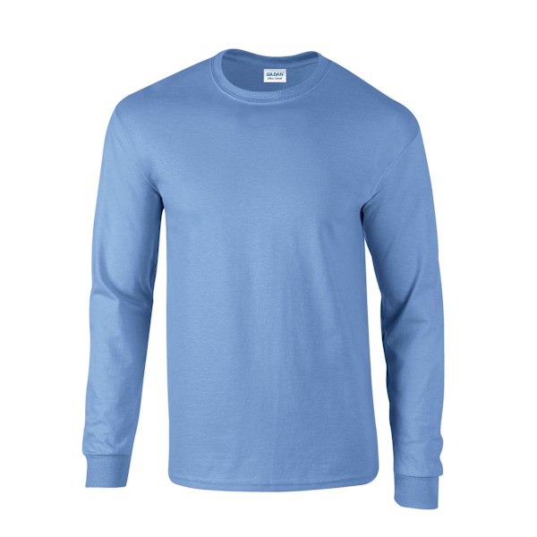 Gildan Unisex Adult Ultra Plain Cotton Long-Sleeved T-Shirt 3XL Carolina Blue 3XL