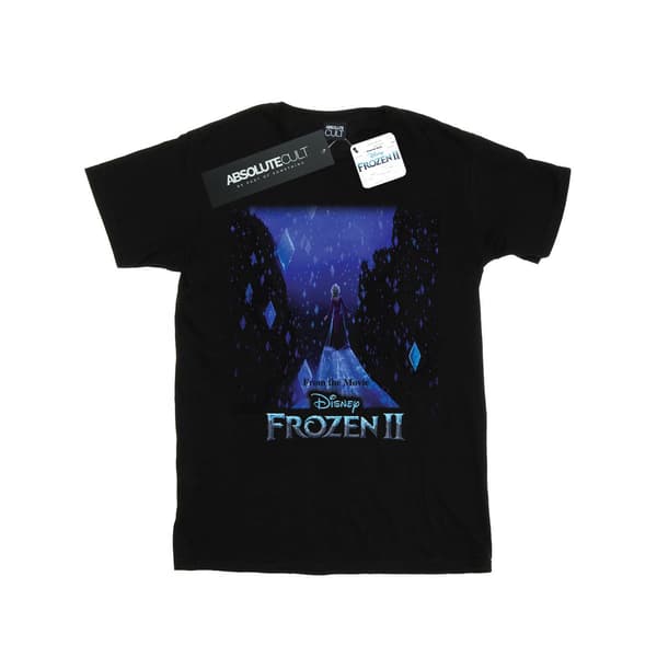 Disney Dam/Dam Frozen 2 Elsa Diamond Elements Bomull Boyf Black M