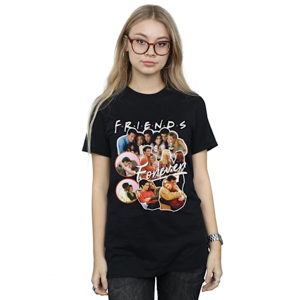 Friends Dam/Damer The One With All The Hugs Bomull Boyfrien Black 4XL