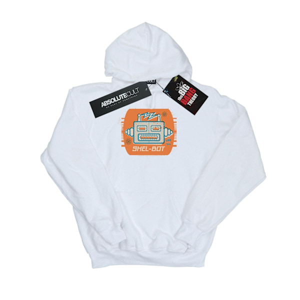 The Big Bang Theory Herr Shel-Bot Icon Hoodie S Vit White S