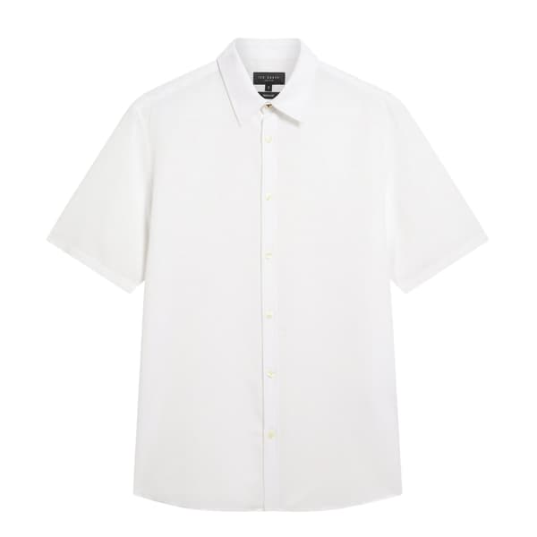 Ted Baker Herrskjorta Baker Regular Kortärmad M Vit White M