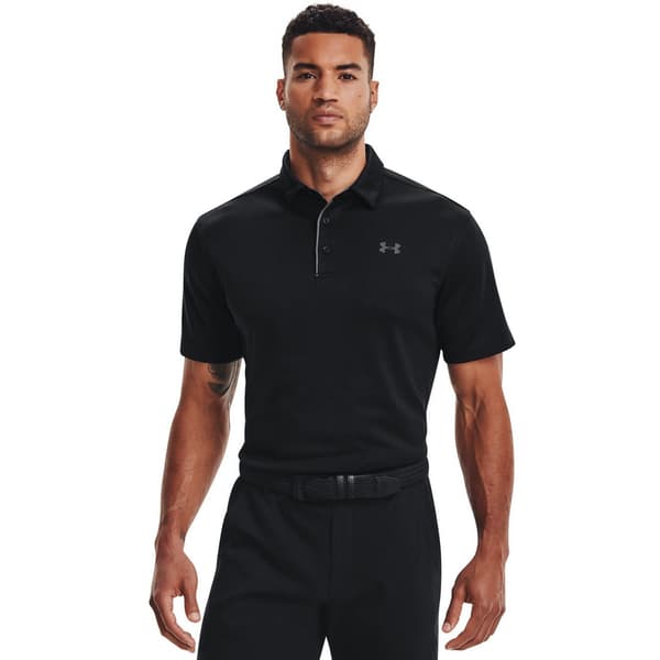 Under Armour Herr Tech Polotröja S Svart/Grafit Black/Graphite S