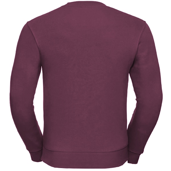 Russell Herr Authentic Sweatshirt (Smalare Passform) M Burgundy Burgundy M