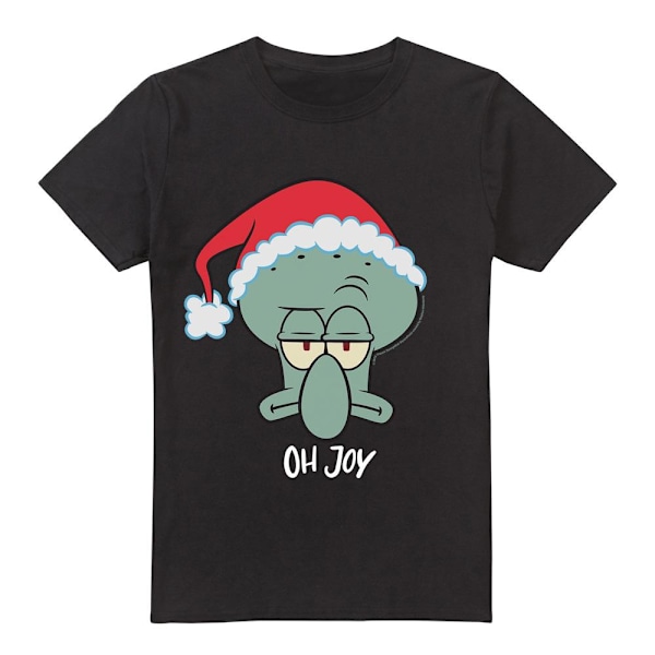 SpongeBob SquarePants Herr Joy Bläckvard Jul T-Shirt 4XL Black 4XL
