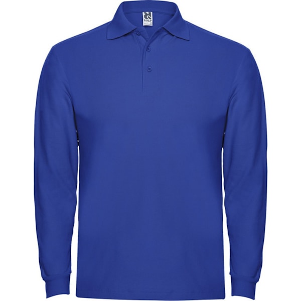 Roly Estrella långärmad pikétröja XXL Royal Blue Royal Blue XXL